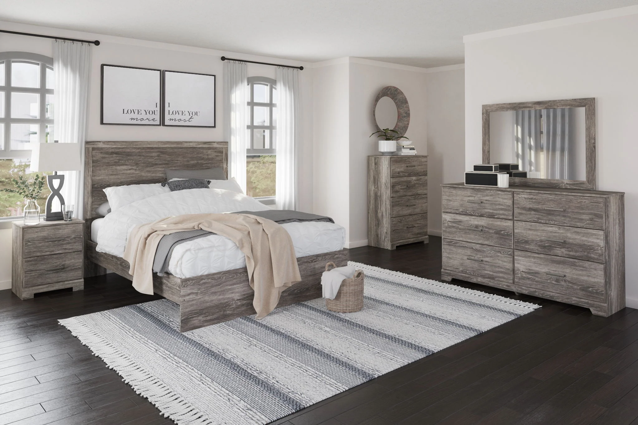 Ralinksi - Gray - Dresser, Mirror - Image 3
