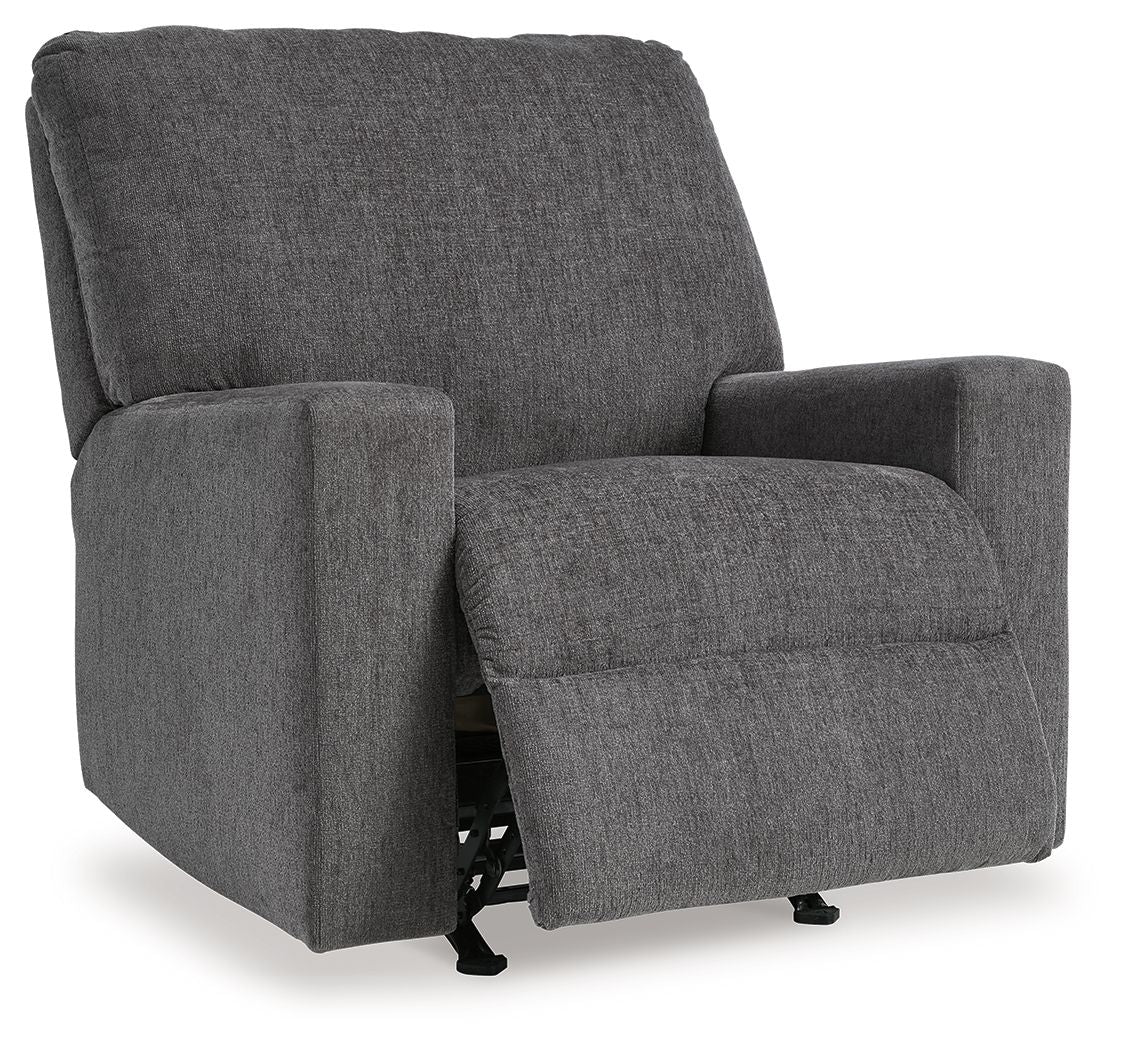 Rannis - Pewter - Rocker Recliner - Image 3