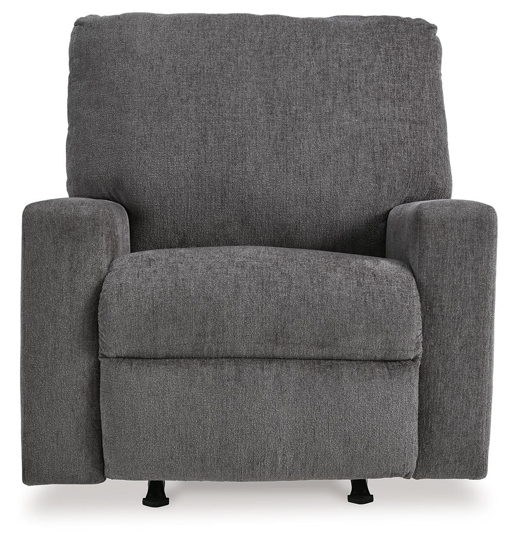 Rannis - Pewter - Rocker Recliner - Image 4
