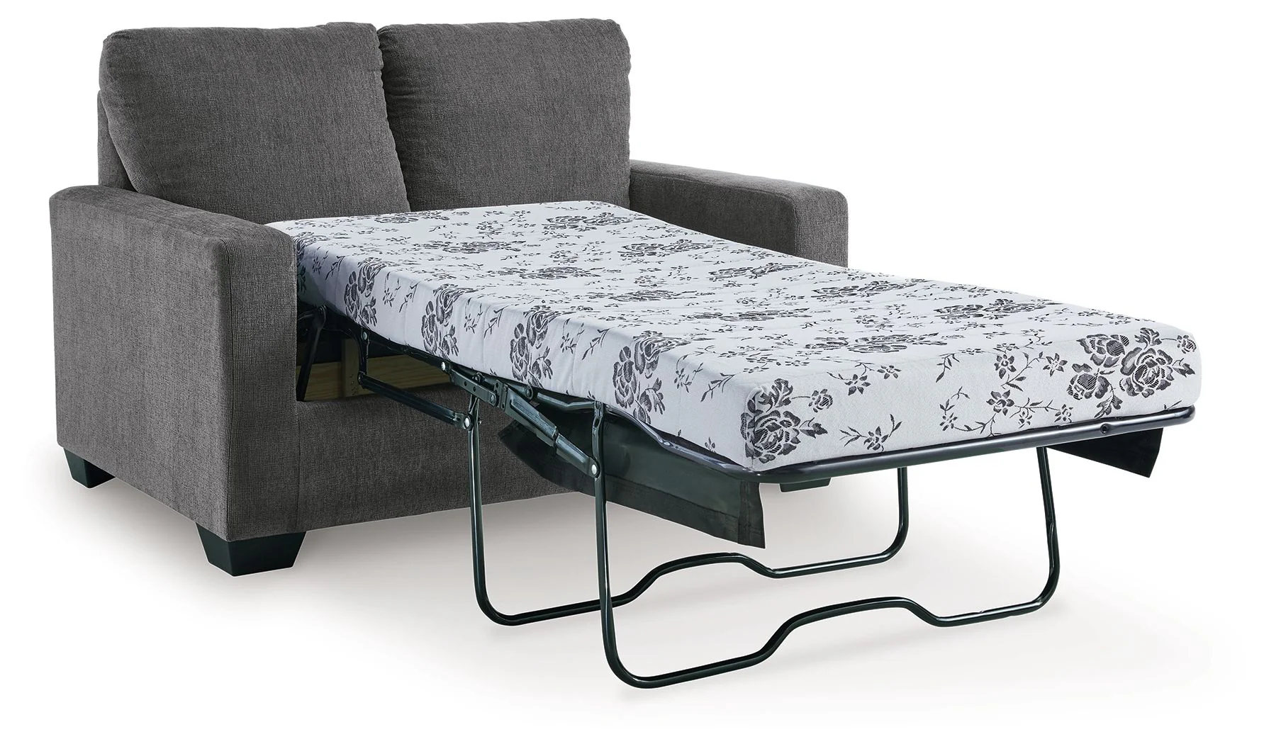 Rannis - Pewter - Twin Sofa Sleeper - Image 3