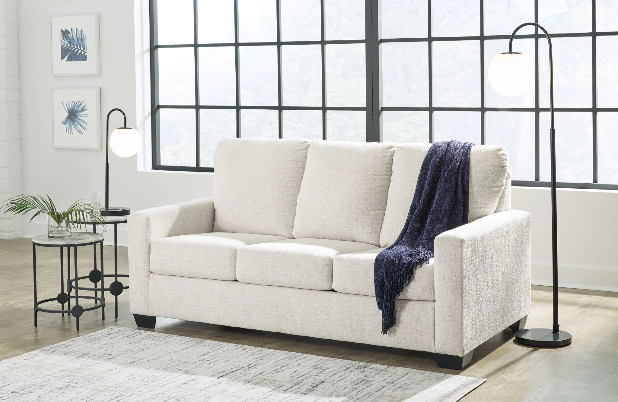 Rannis - Snow - Full Sofa Sleeper - Image 6