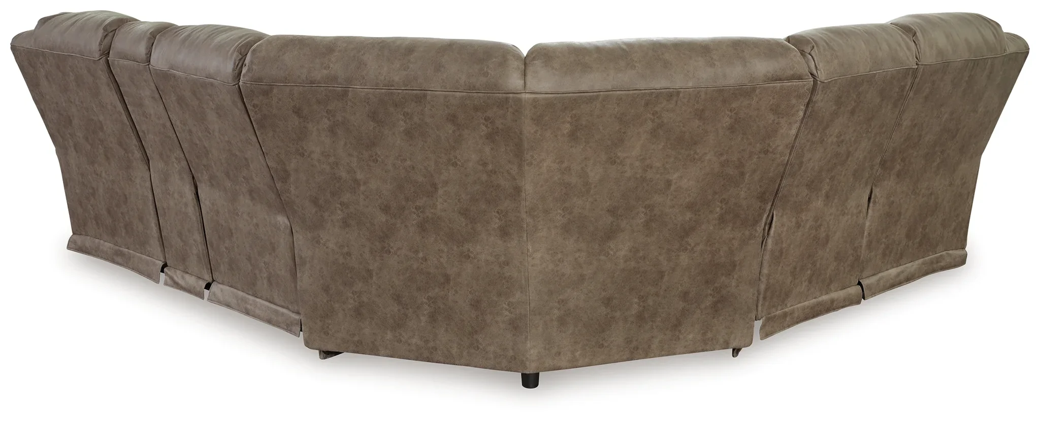 Ravenel - Fossil - 3-Piece Power Reclining Sectional With Raf Power Reclining Loveseat With Console - Image 3