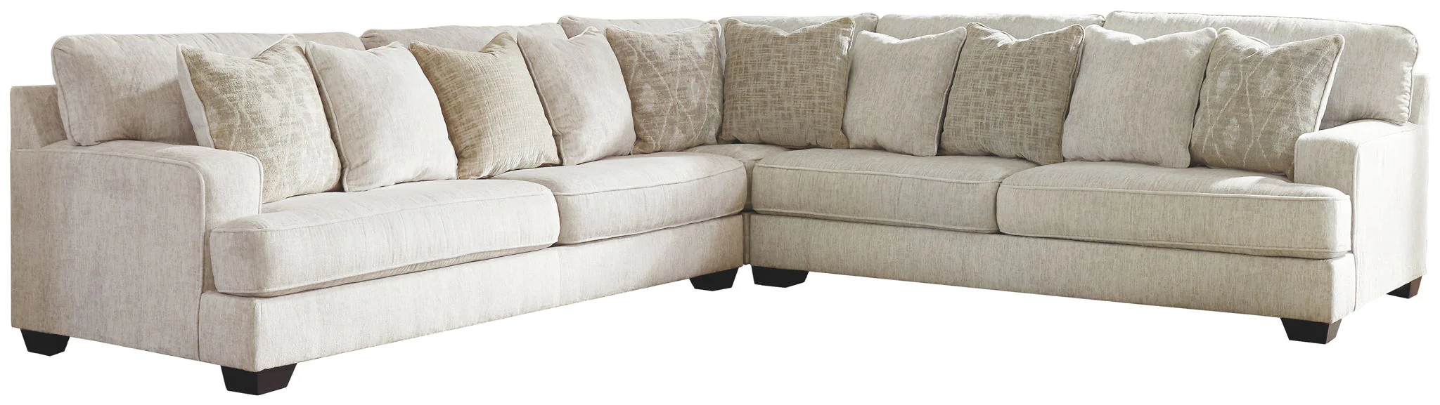 Rawcliffe - Parchment - Left Arm Facing Sofa 3 Pc Sectional - Image 2