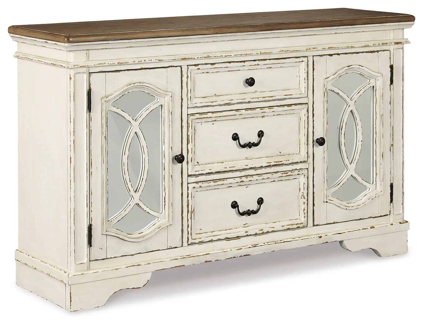 Realyn - Chipped White - Dining Room Server - Image 2