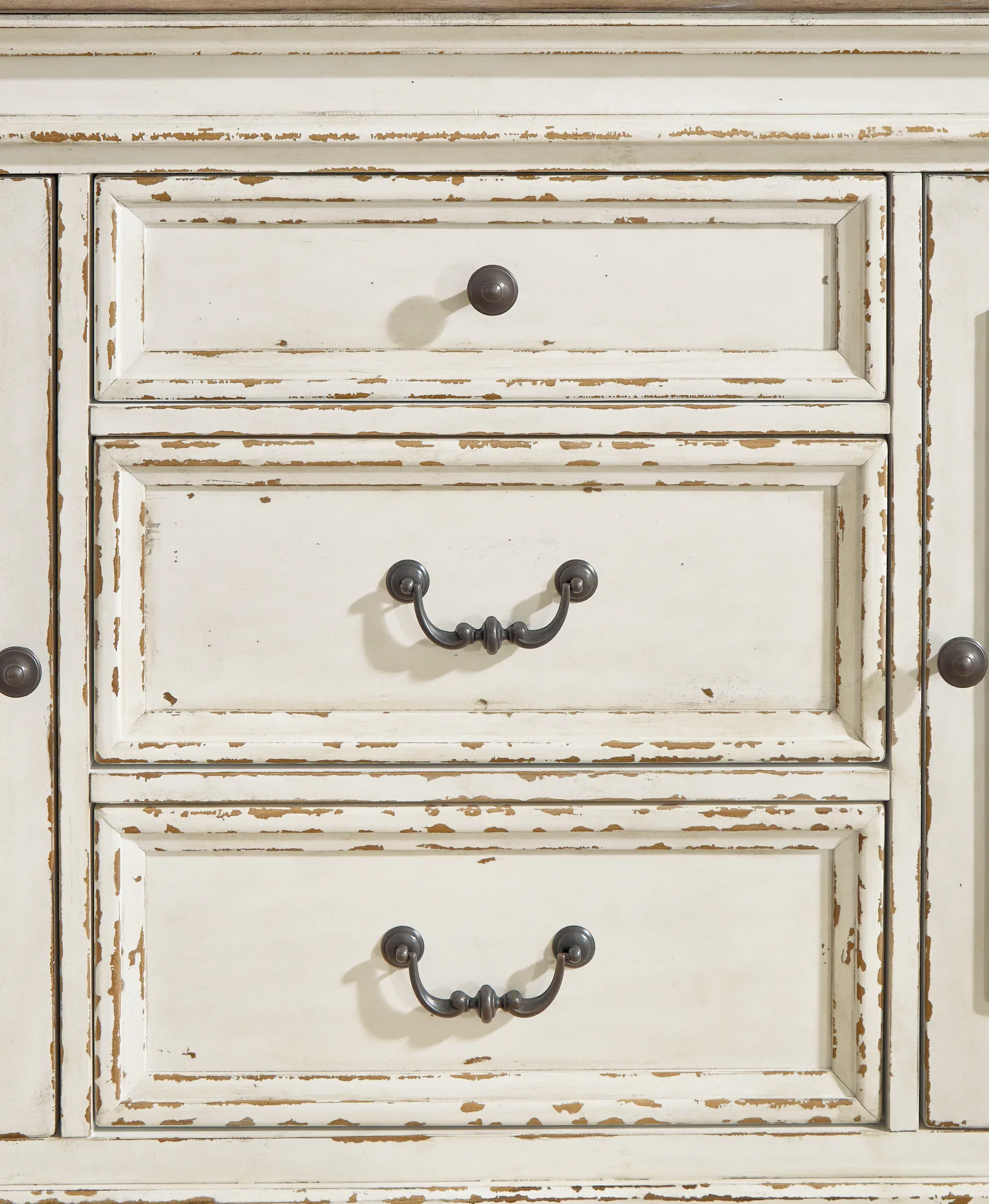 Realyn - Chipped White - Dining Room Server - Image 6