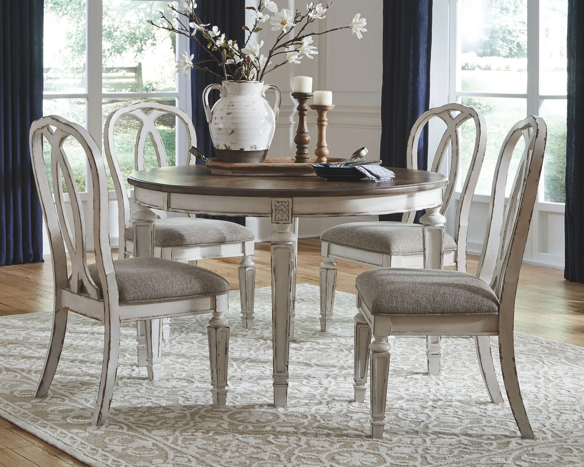 Realyn - Chipped White - Dining Uph Side Chair (Set of 2) - Ribbonback - Image 6