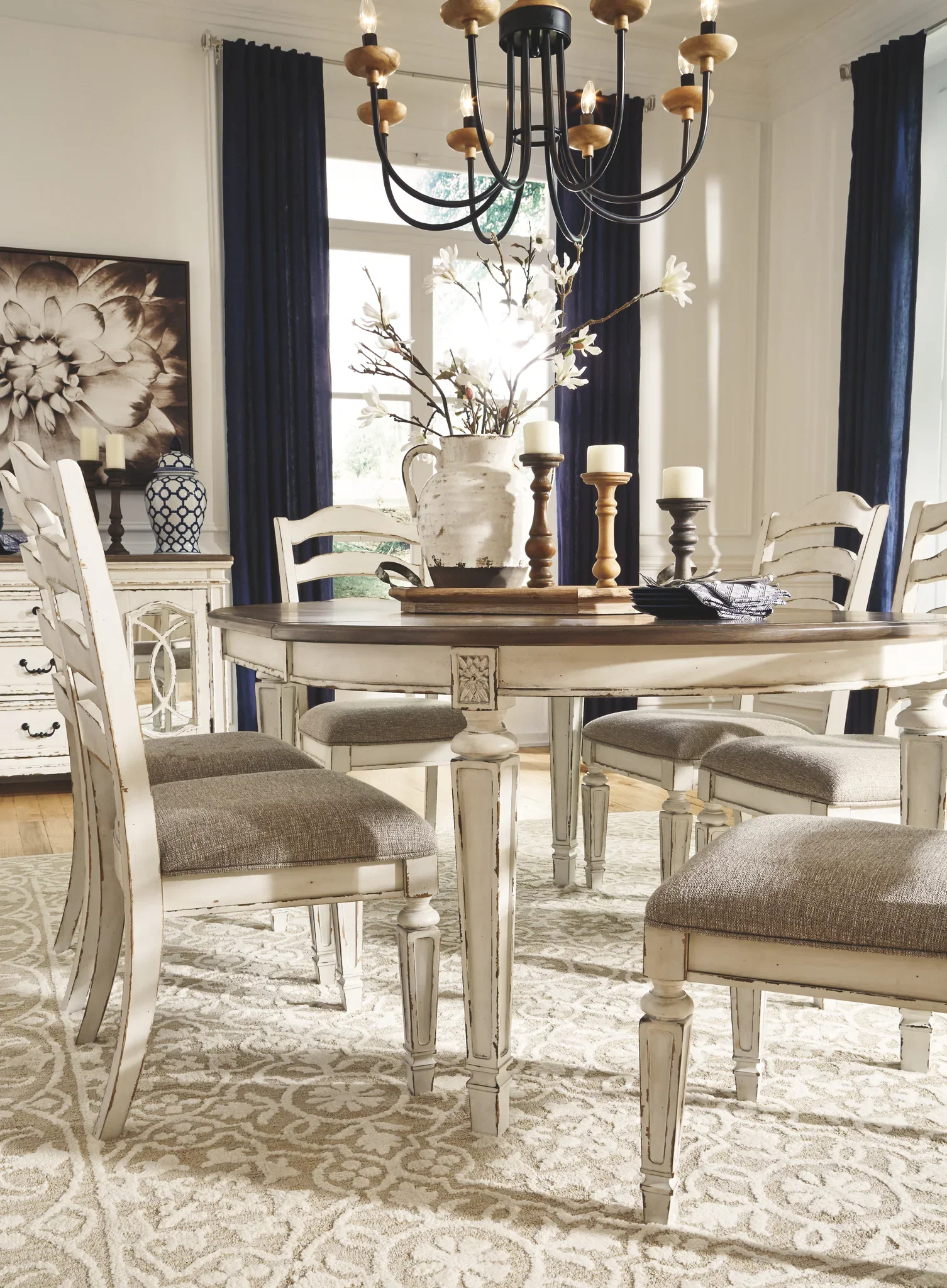 Realyn - Chipped White - Dining Uph Side Chair (Set of 2) - Ladderback - Image 7
