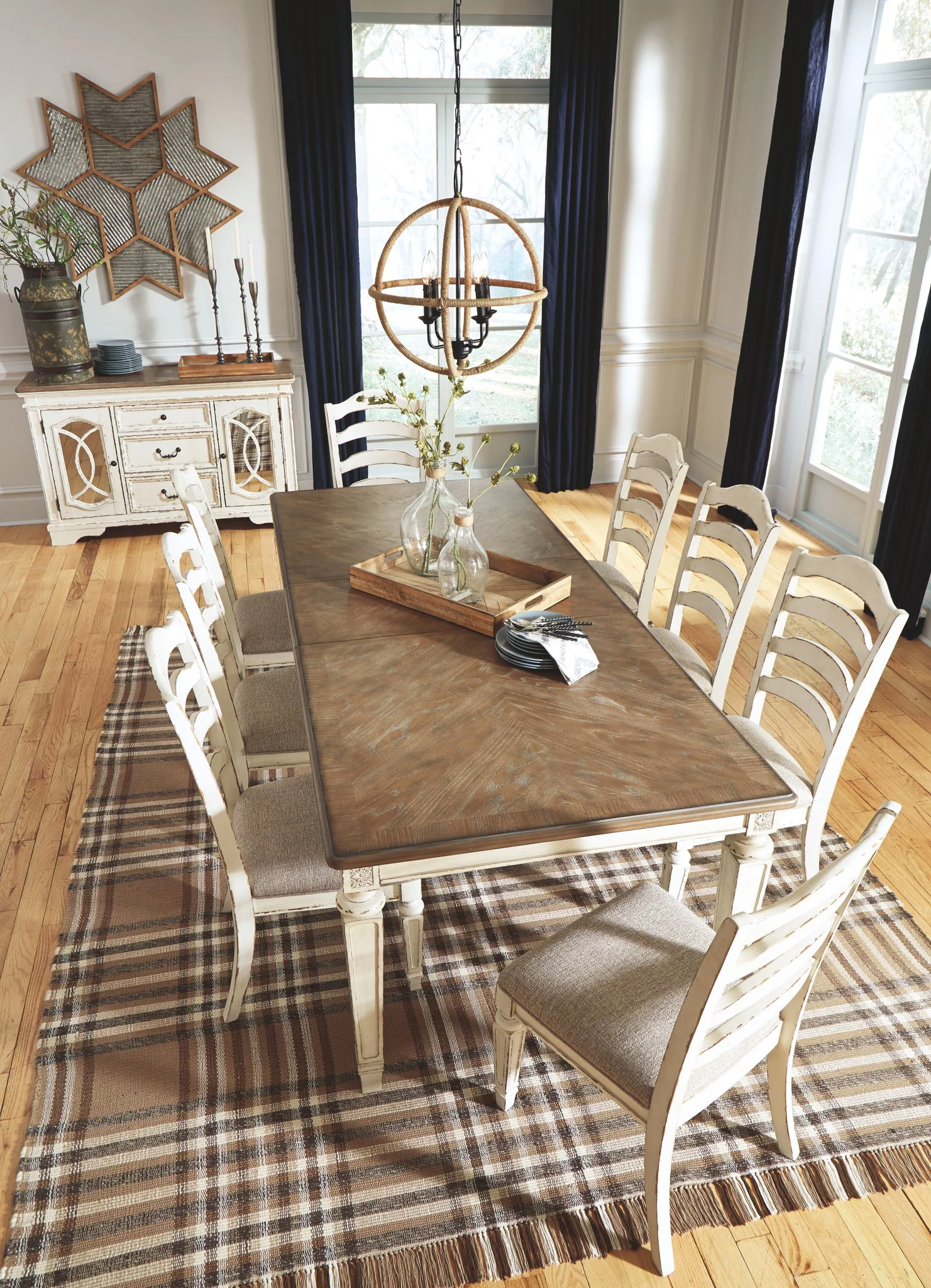Realyn - Chipped White - Rect Dining Room Ext Table - Image 10