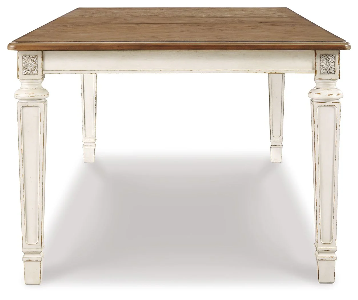 Realyn - Chipped White - Rect Dining Room Ext Table - Image 3