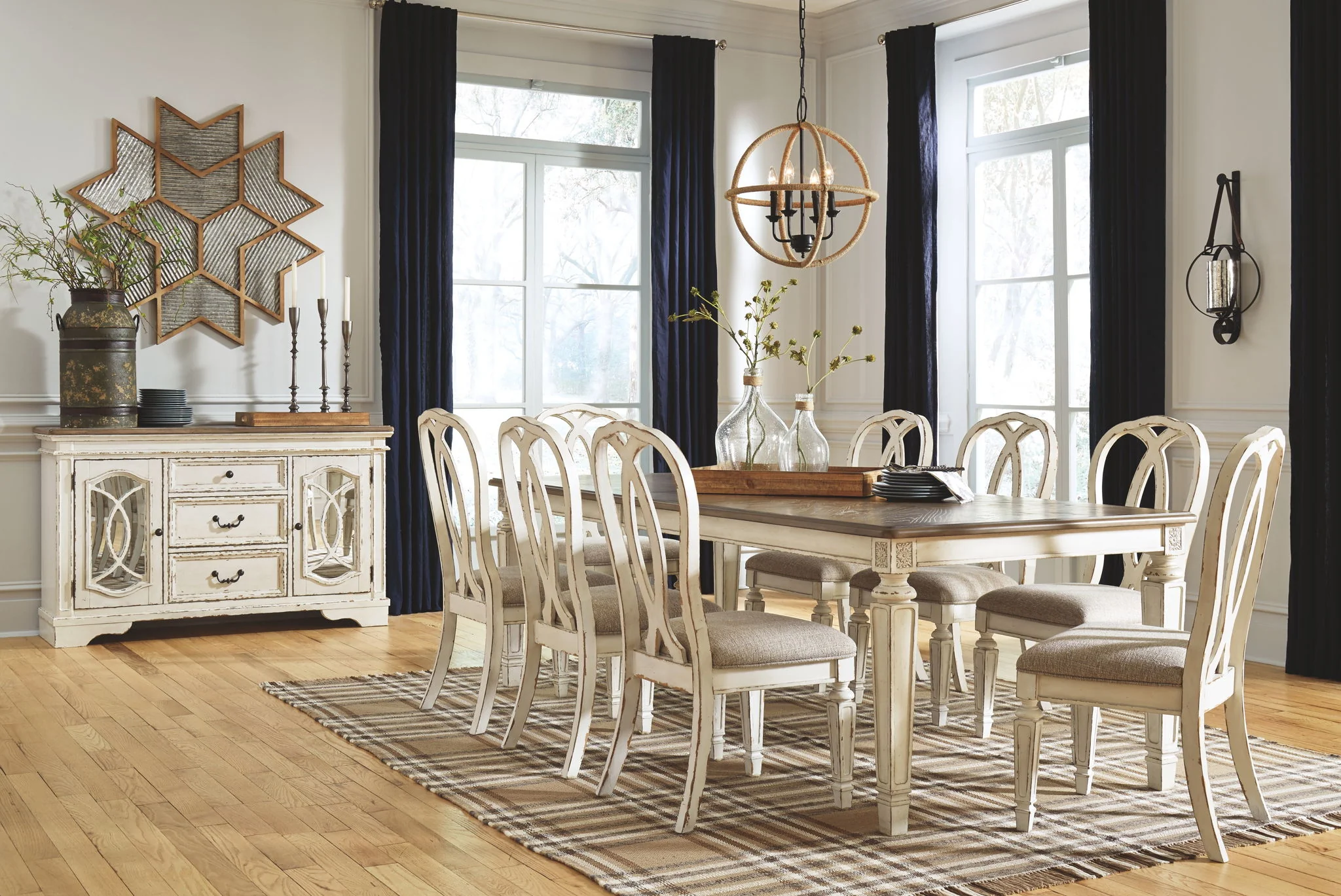 Realyn - Chipped White - Rect Dining Room Ext Table - Image 8