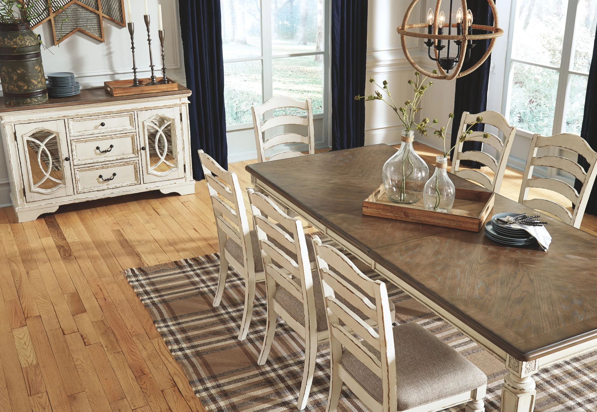 Realyn - Chipped White - Rect Dining Room Ext Table - Image 9