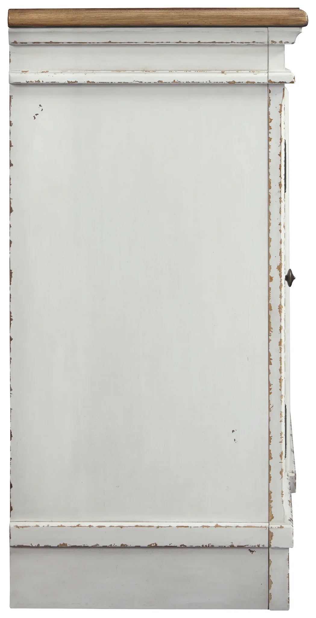 Realyn - Chipped White - Xl TV Stand W/Fireplace Option - Image 5