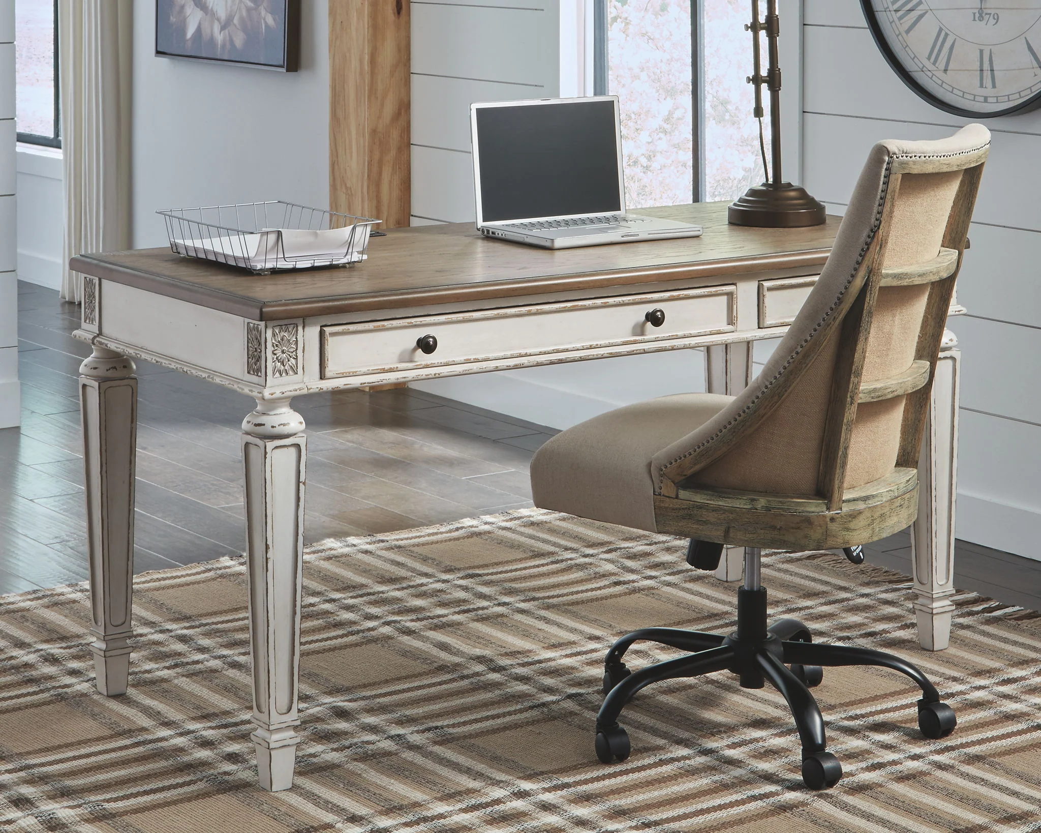 Realyn - Light Brown - Home Office Desk - Image 6