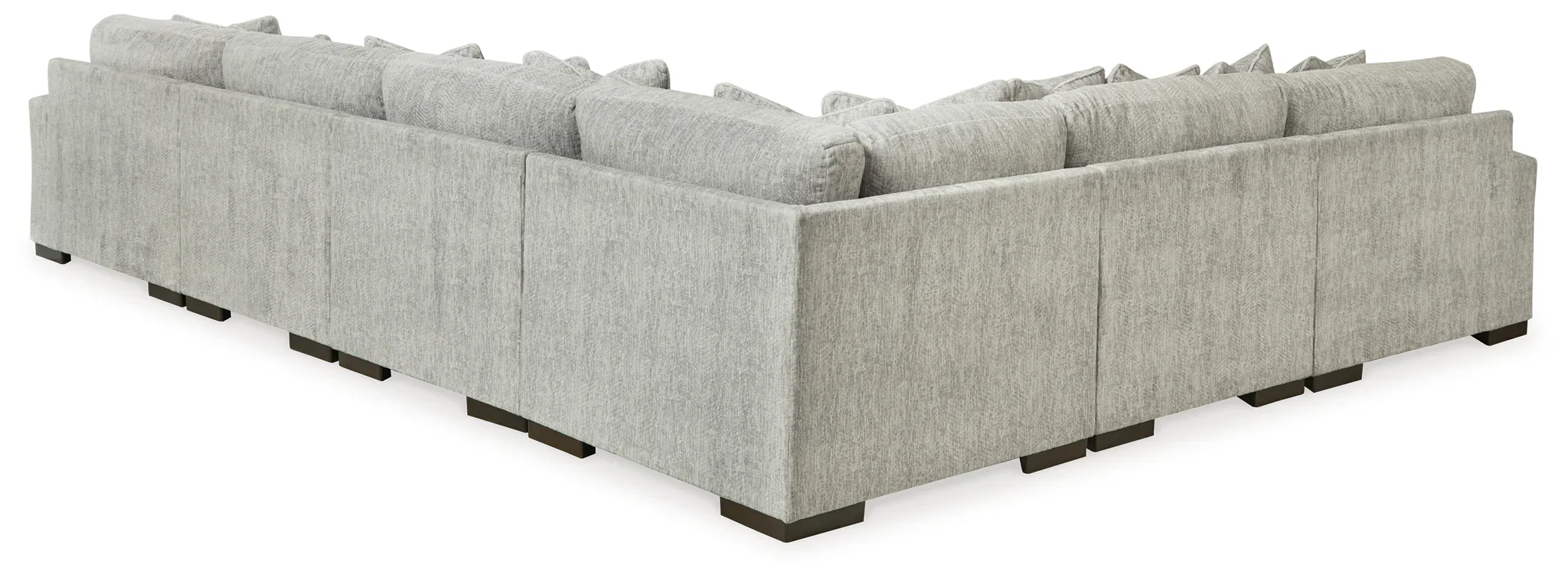 Regent Park - Pewter - 6-Piece Sectional - Image 3