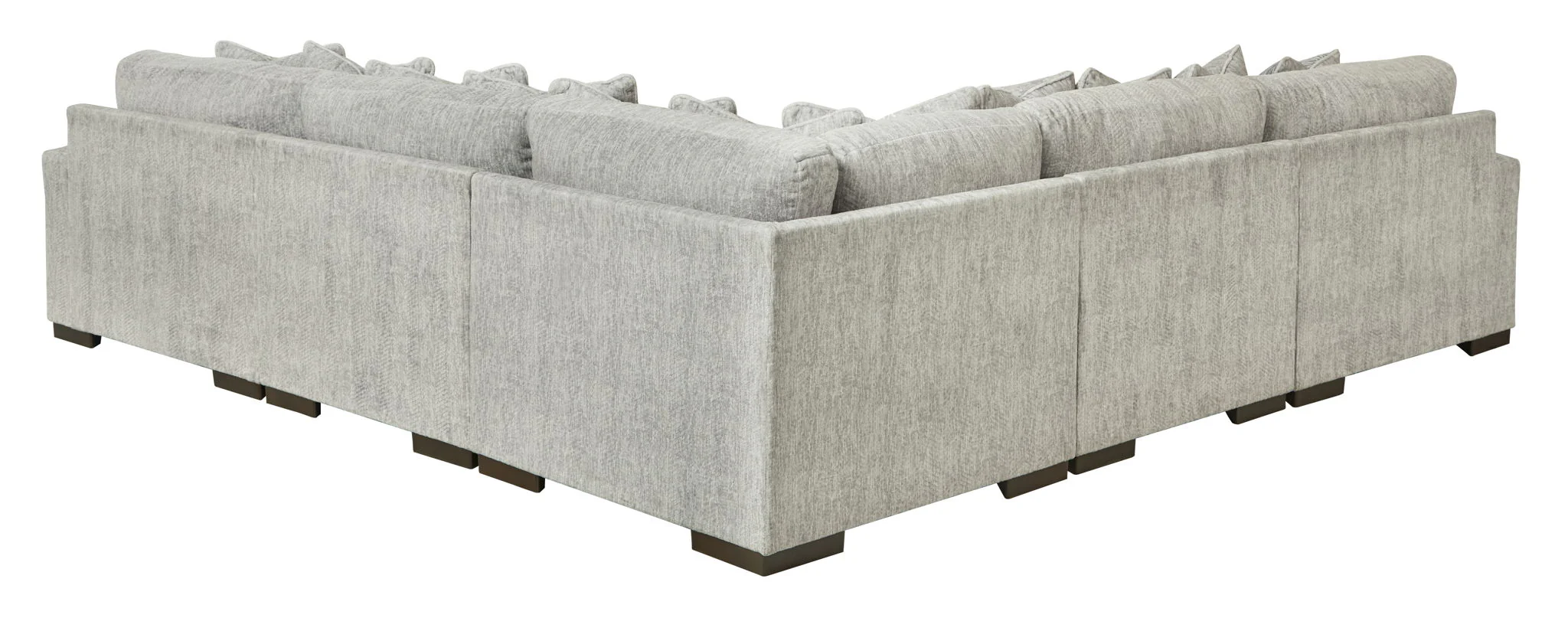 Regent Park - Pewter - Corner Chairs 5 Pc Sectional - Image 3