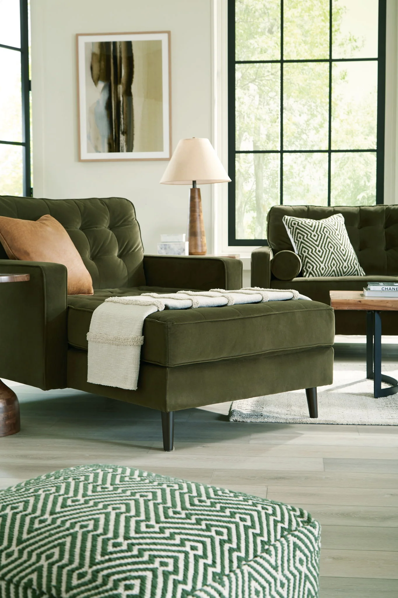 Reveon Lakes - Olive - Chaise - Image 2