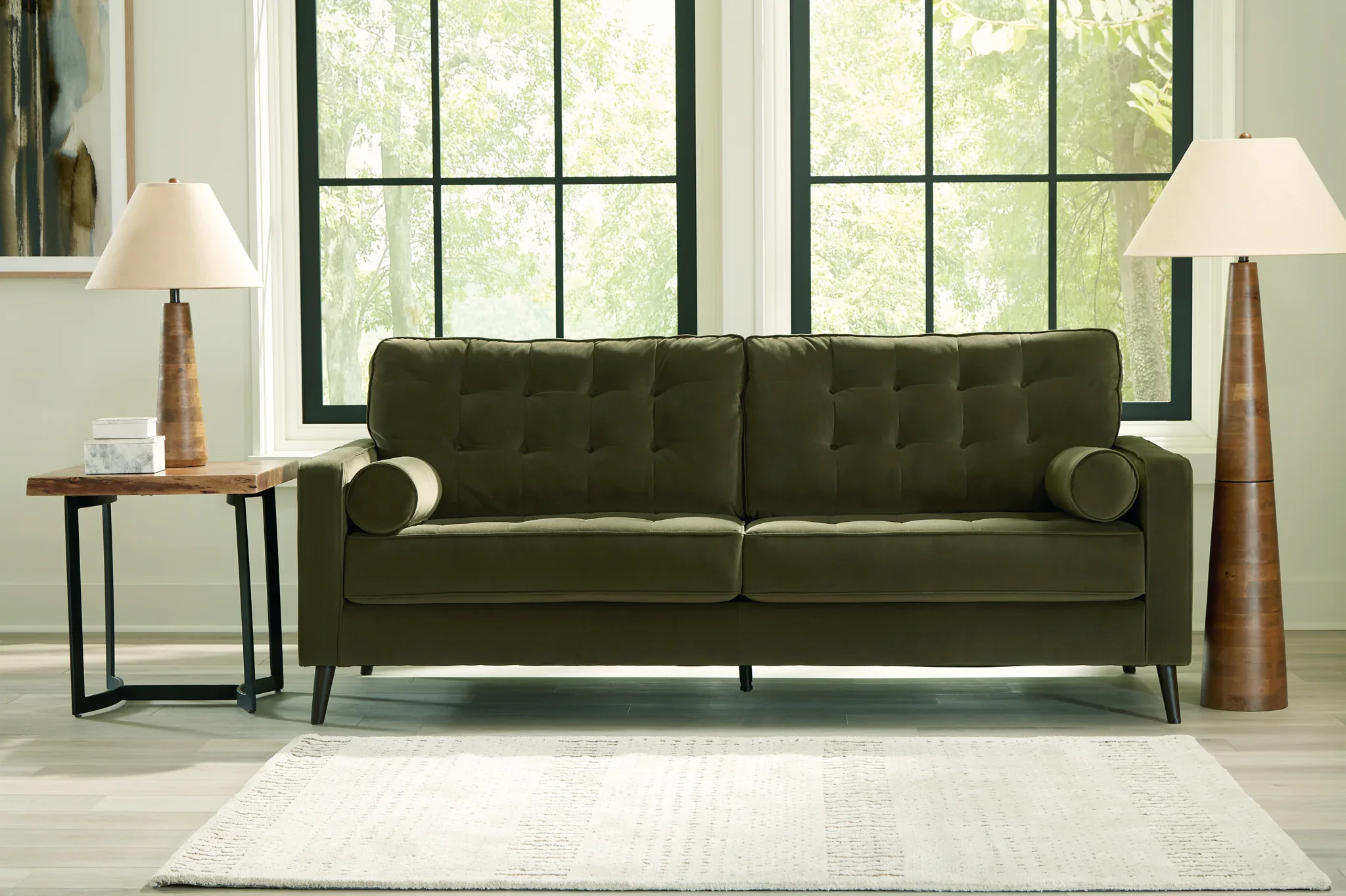 Reveon Lakes - Olive - Sofa - Image 3