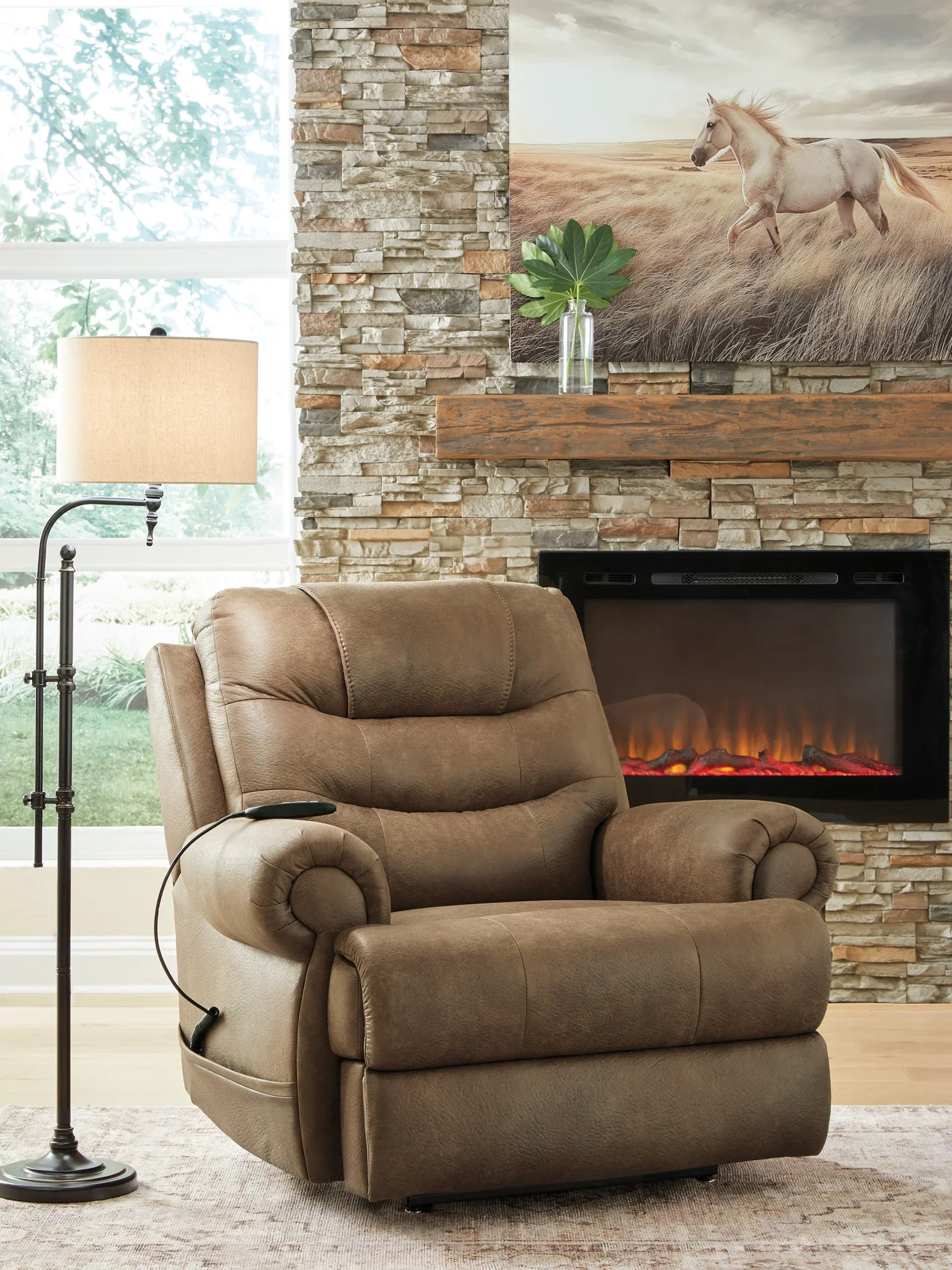 Revived and Restored - Power Lift Recliner - Earth - Image 2