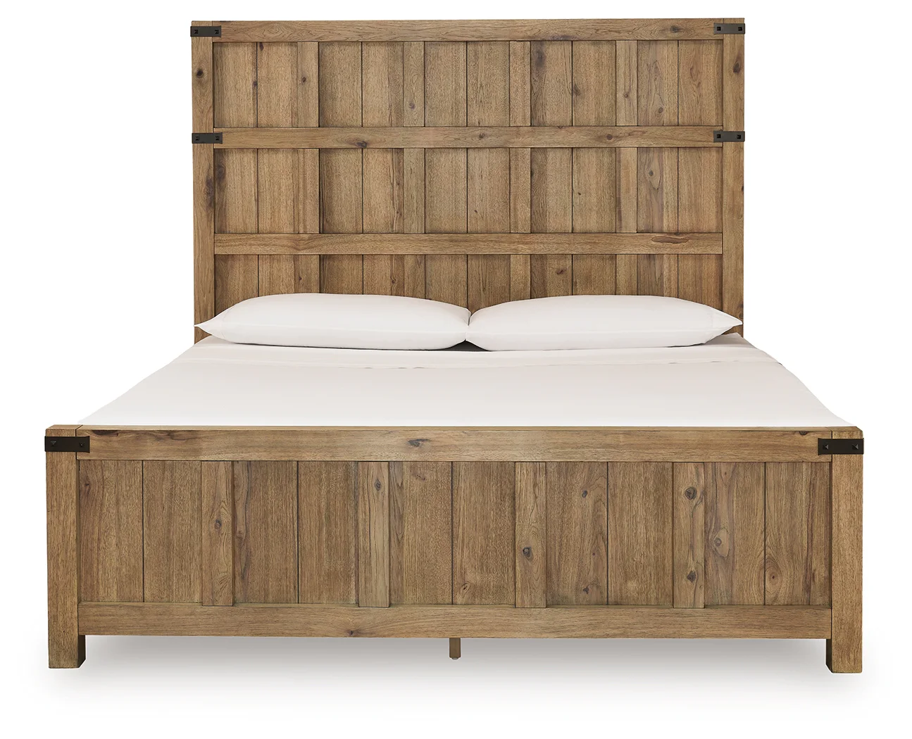 Ridgester - California King Panel Bed - Light Brown - Image 4