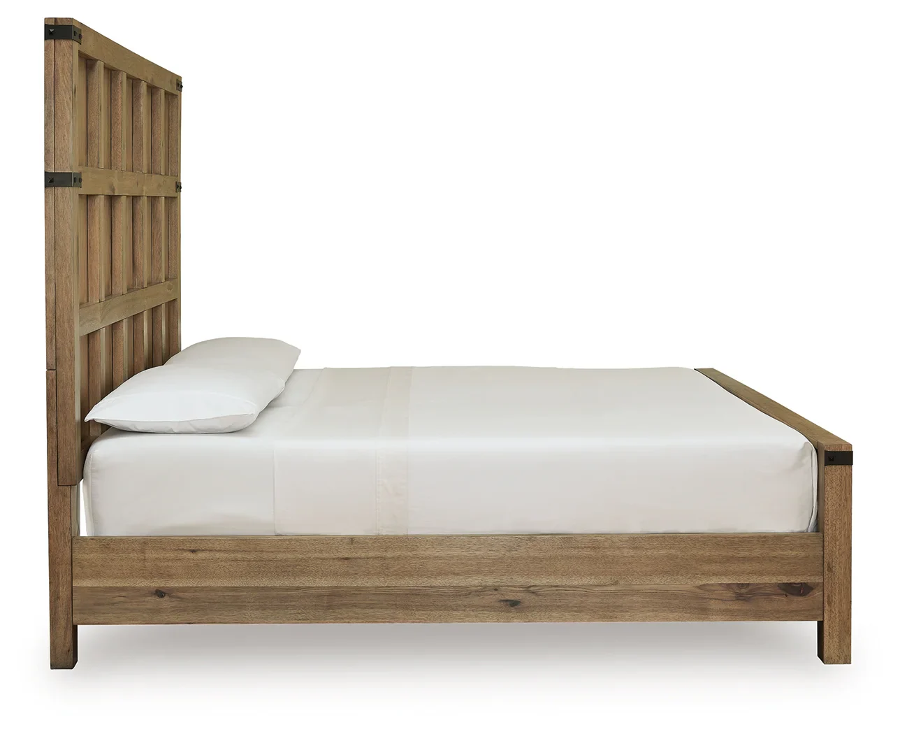Ridgester - California King Panel Bed - Light Brown - Image 5