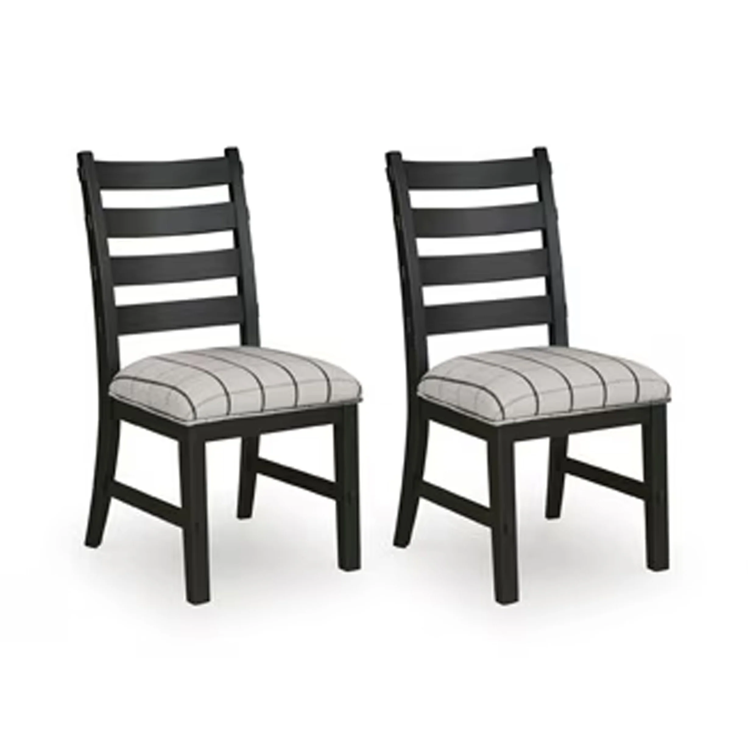 Ridgester - Dining Upholstered Side Chair (Set of 2) - Beige / Black