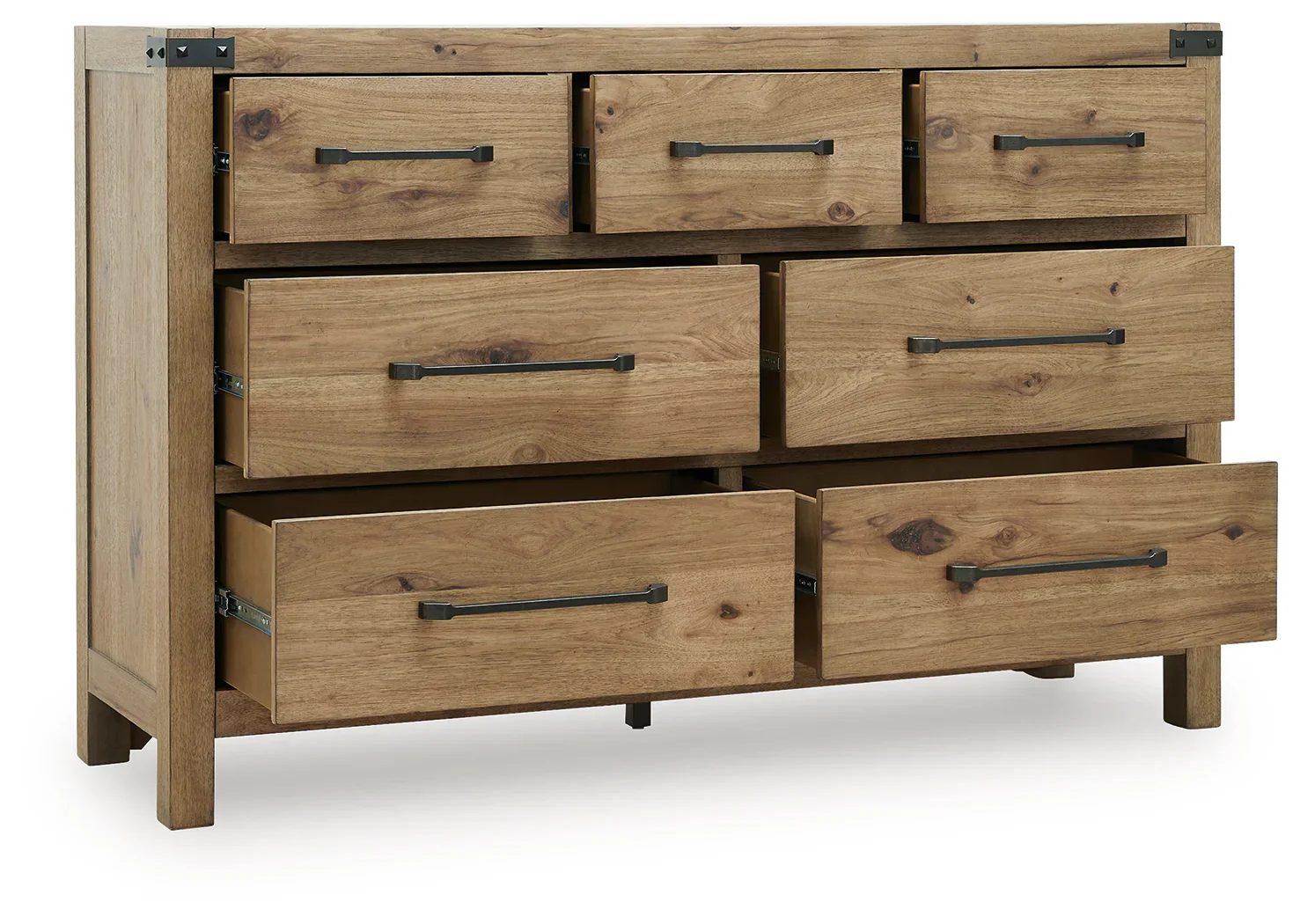 Ridgester - Dresser - Light Brown - Image 3