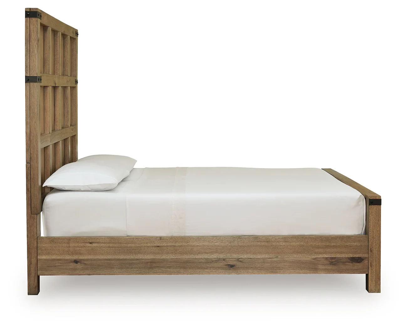 Ridgester - Queen Panel Bed - Light Brown - Image 4
