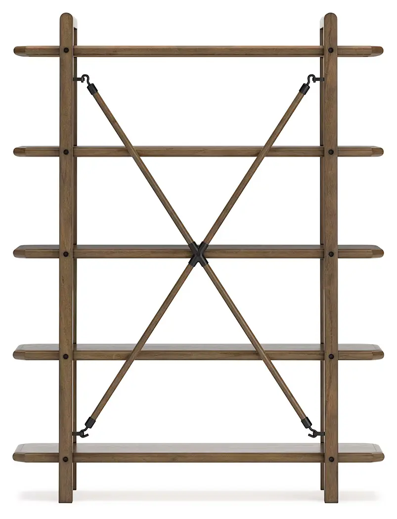 Roanhowe - Brown - Bookcase - Image 5