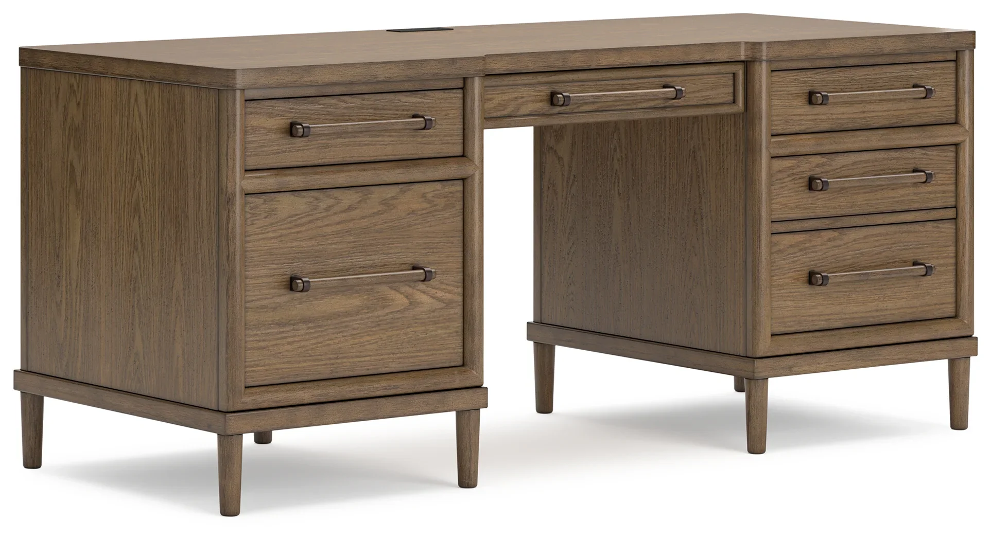 Roanhowe - Brown - Home Office Desk - Image 2