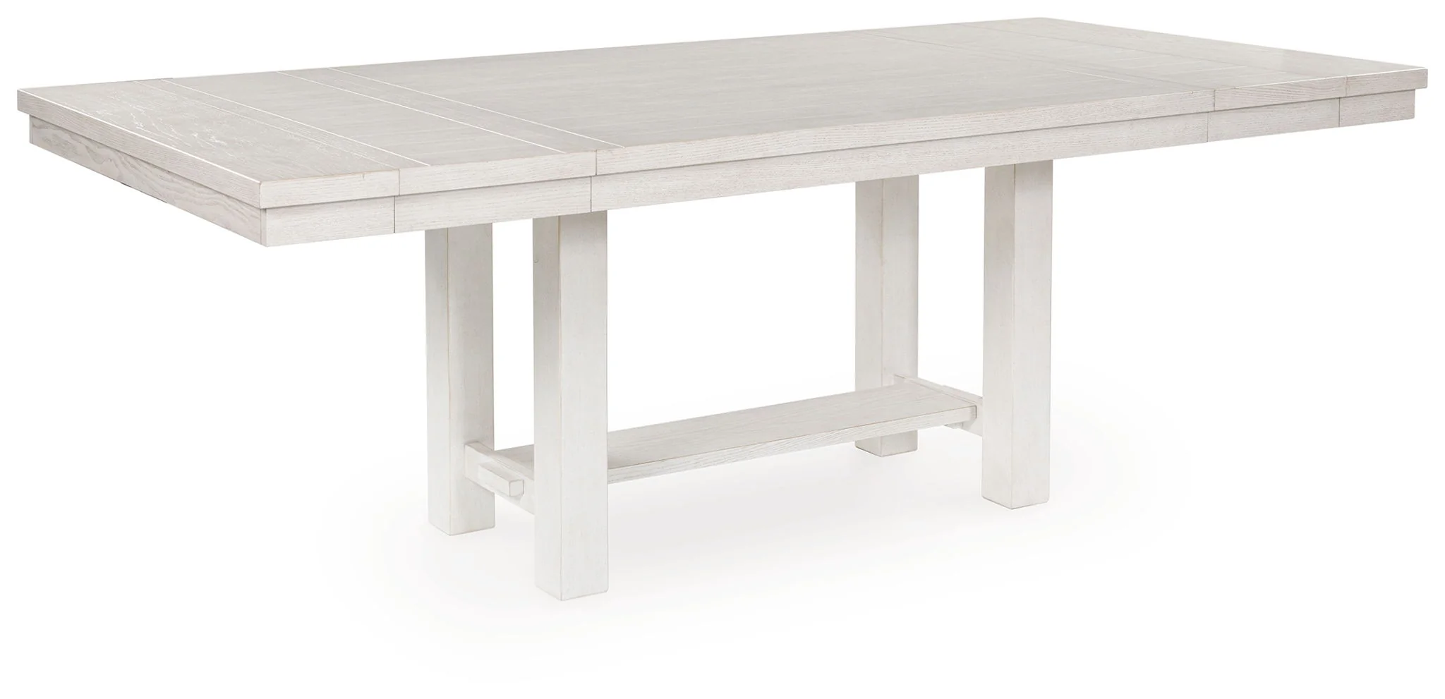 Robbinsdale - Antique White - 7 Pc. - Rectangular Dining Room Extension Table, 6 Upholstered Side Chairs - Image 2