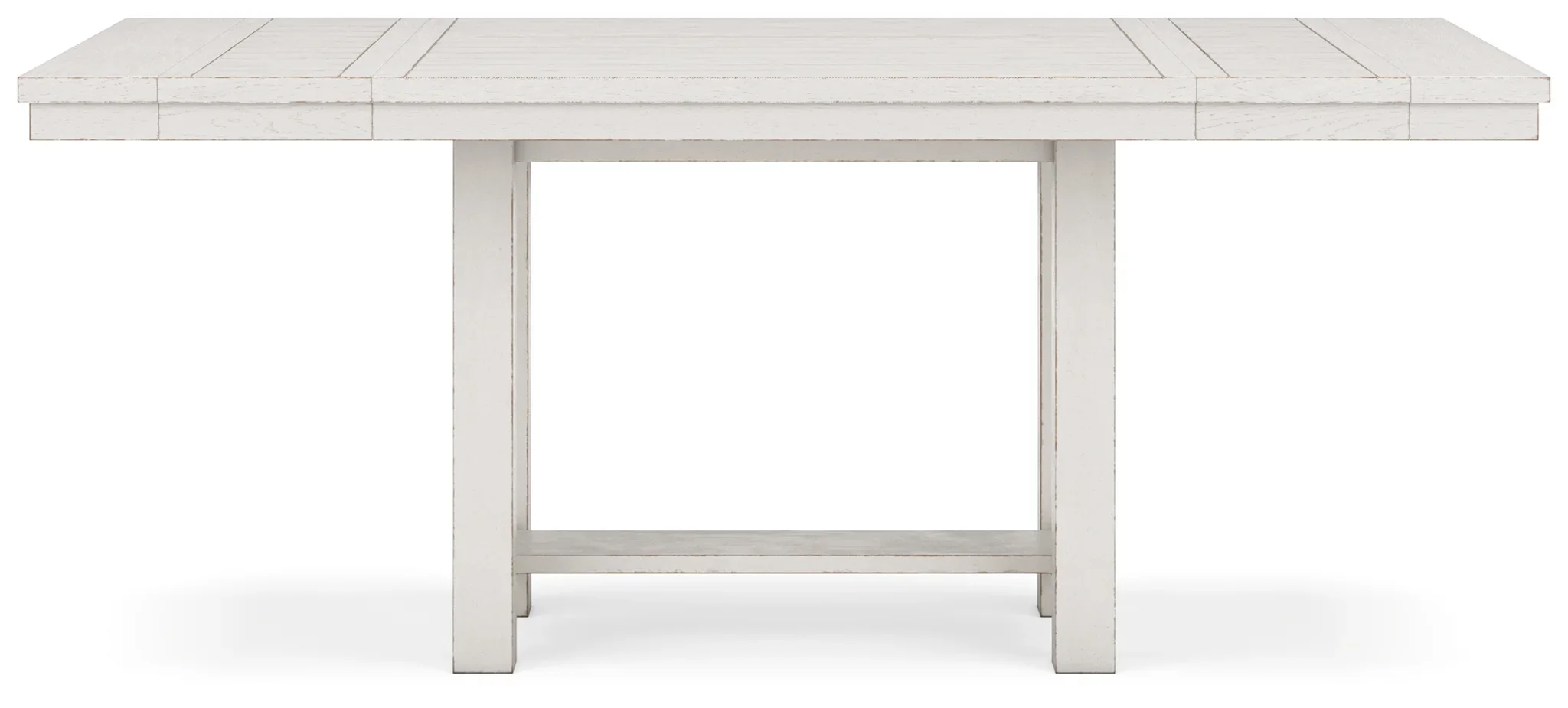 Robbinsdale - Antique White - 9 Pc. - Rectangular Counter Height Dining Extension Table, 6 Barstools, Bench, Server - Image 5