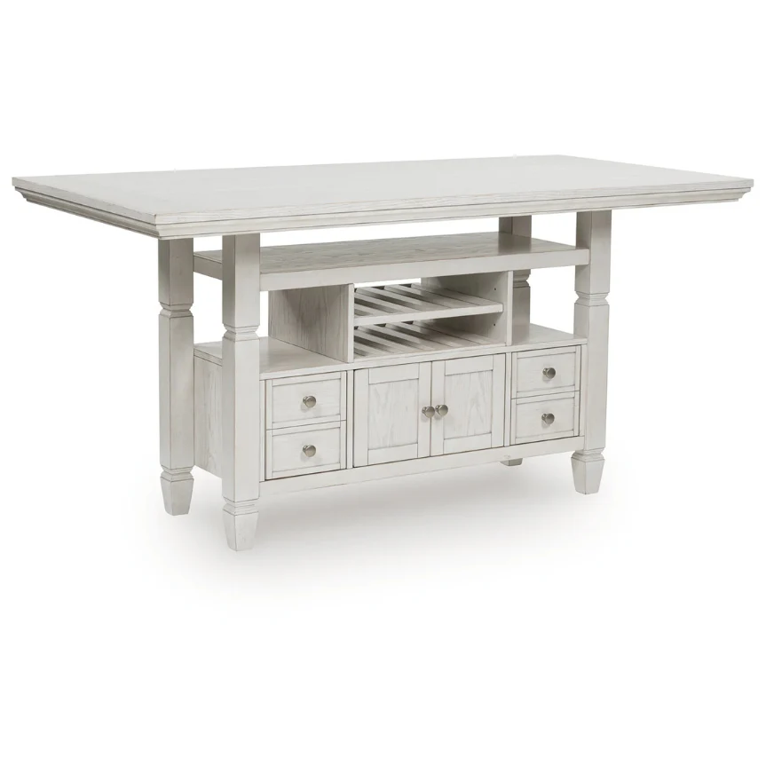 Robbinsdale - Antique White - Counter Height Dining Table