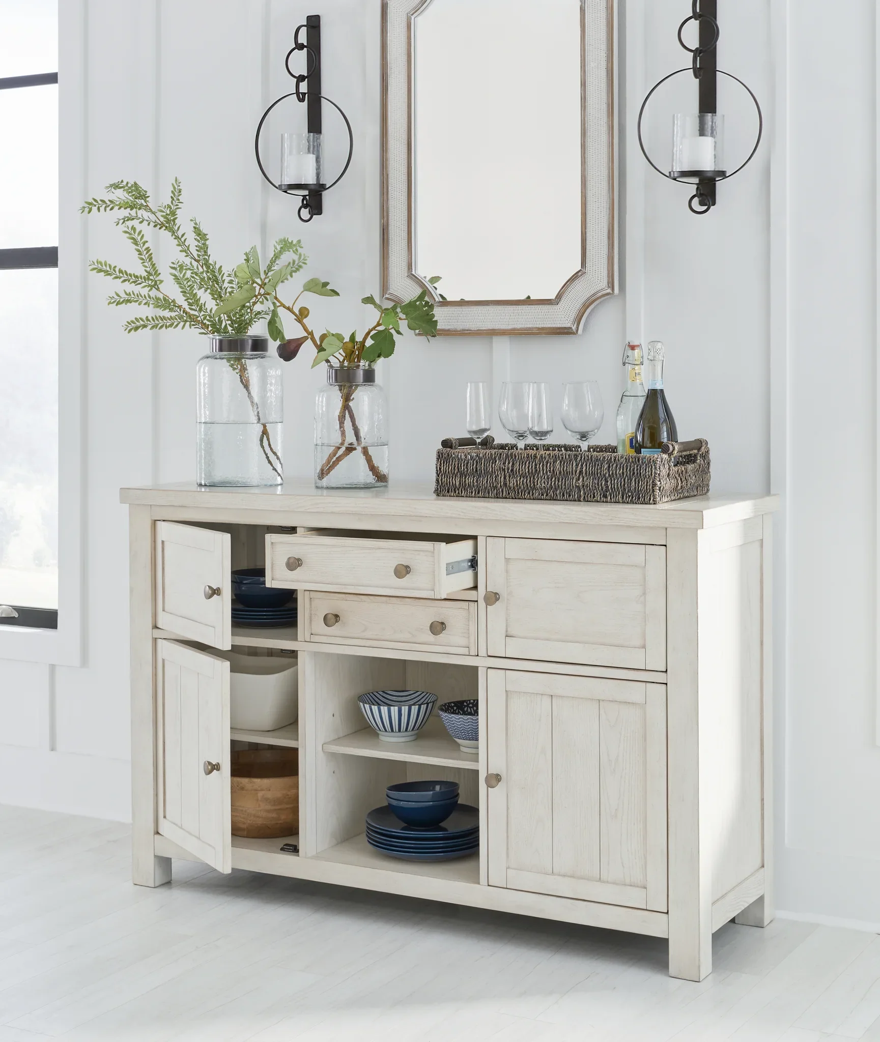 Robbinsdale - Antique White - Dining Room Server - Image 10