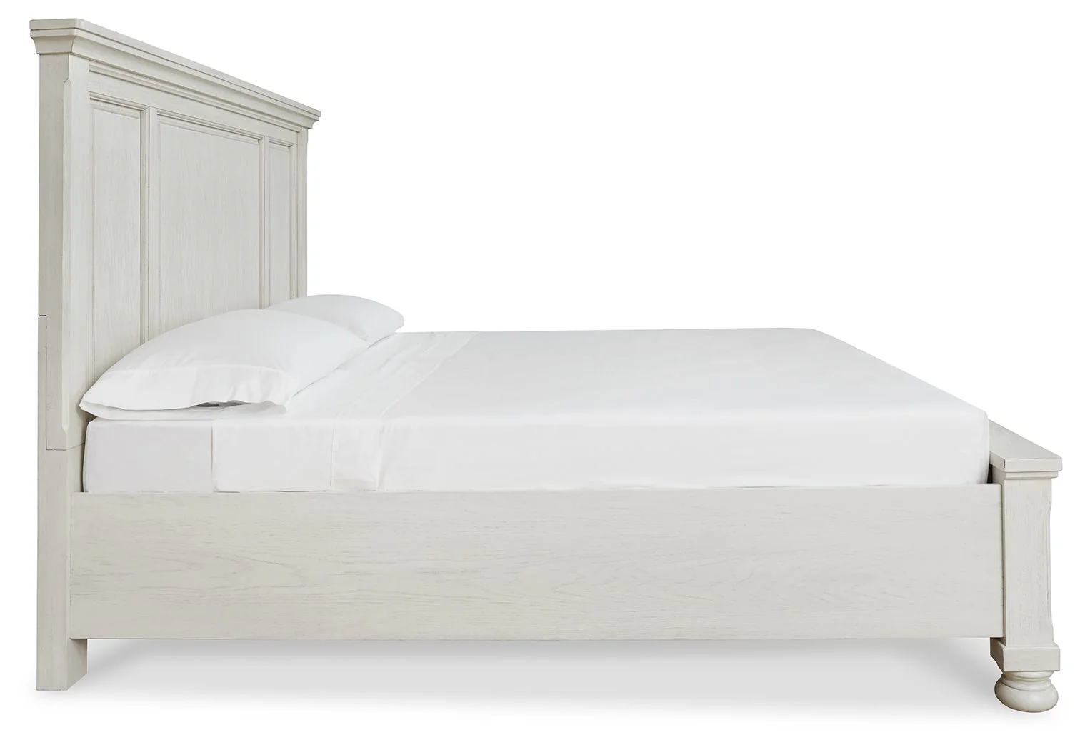 Robbinsdale - Antique White - King Panel Storage Bed - Image 4