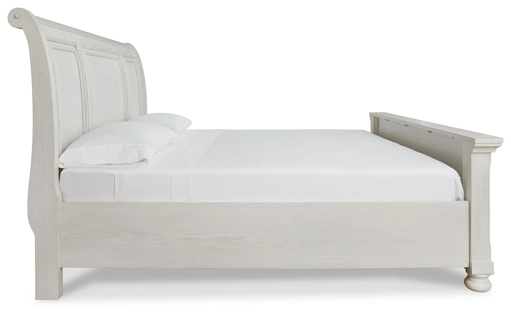 Robbinsdale - Antique White - Queen Sleigh Bed - Image 4