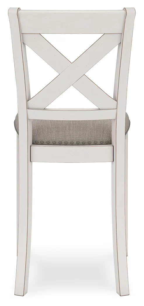 Robbinsdale - Antique White - Upholstered Barstool (Set of 2) - Image 5