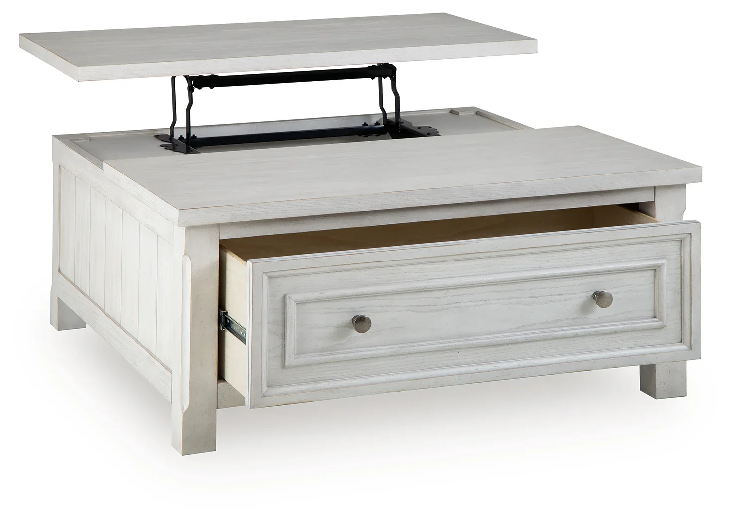 Robbinsdale - Lift Top Cocktail Table - Antique White - Image 3