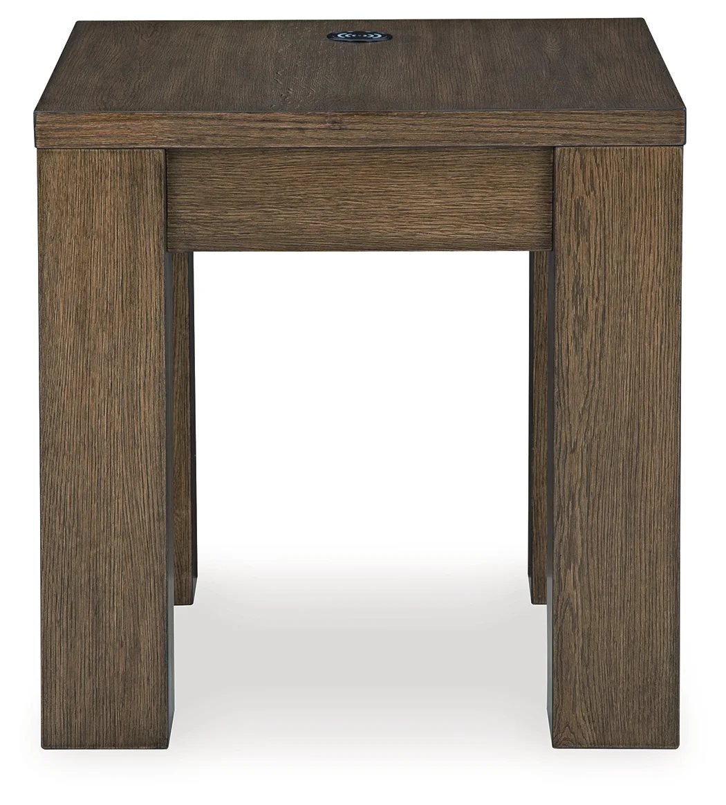 Rosswain - Warm Brown - Square End Table - Image 3