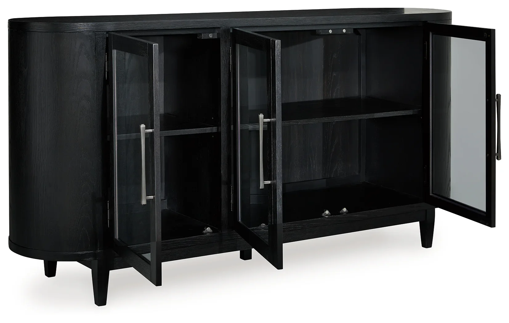 Rowanbeck - Black - 8 Pc. - Dining Table, 6 Side Chairs, Server - Image 7