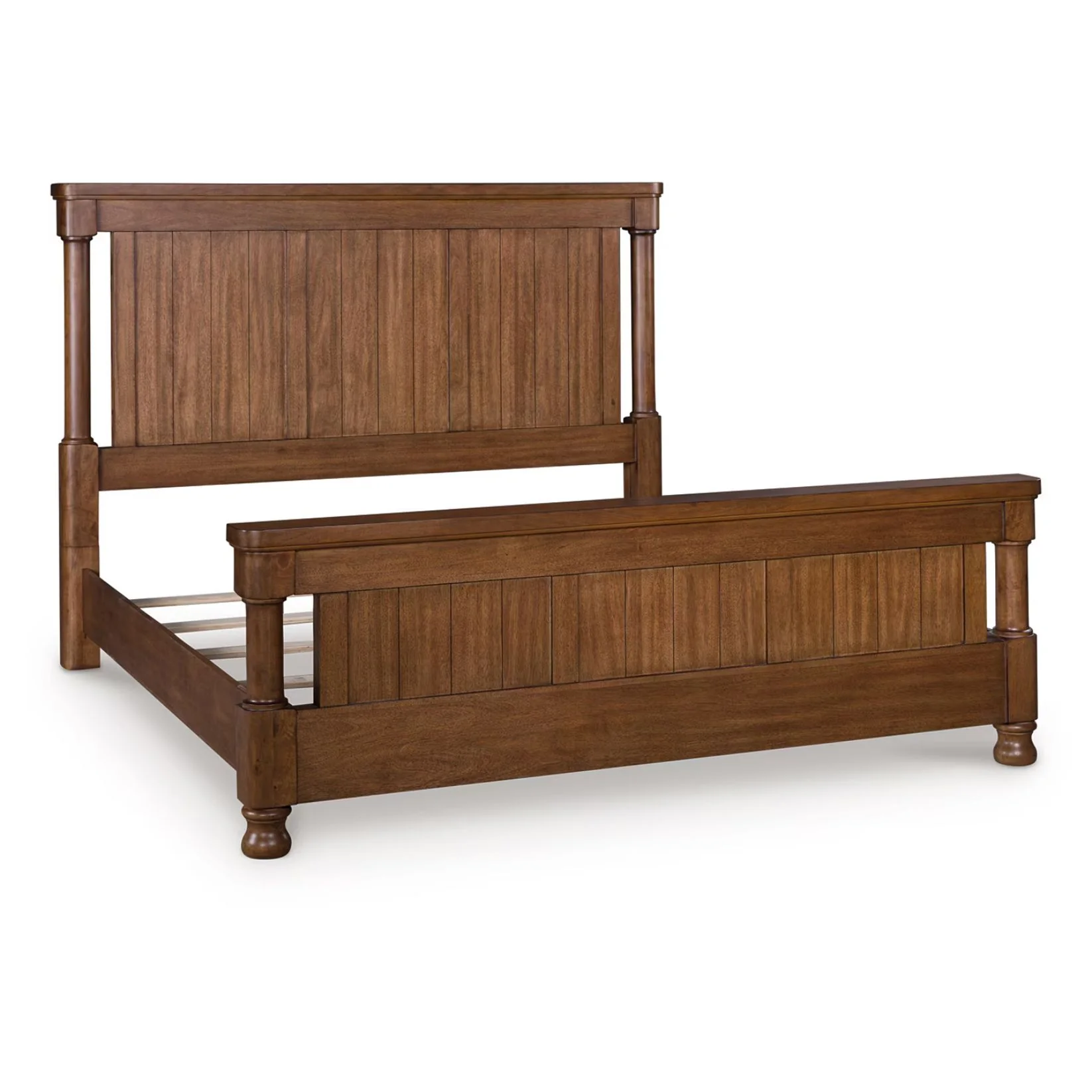Rowlenstown - Brown - California King Poster Bed