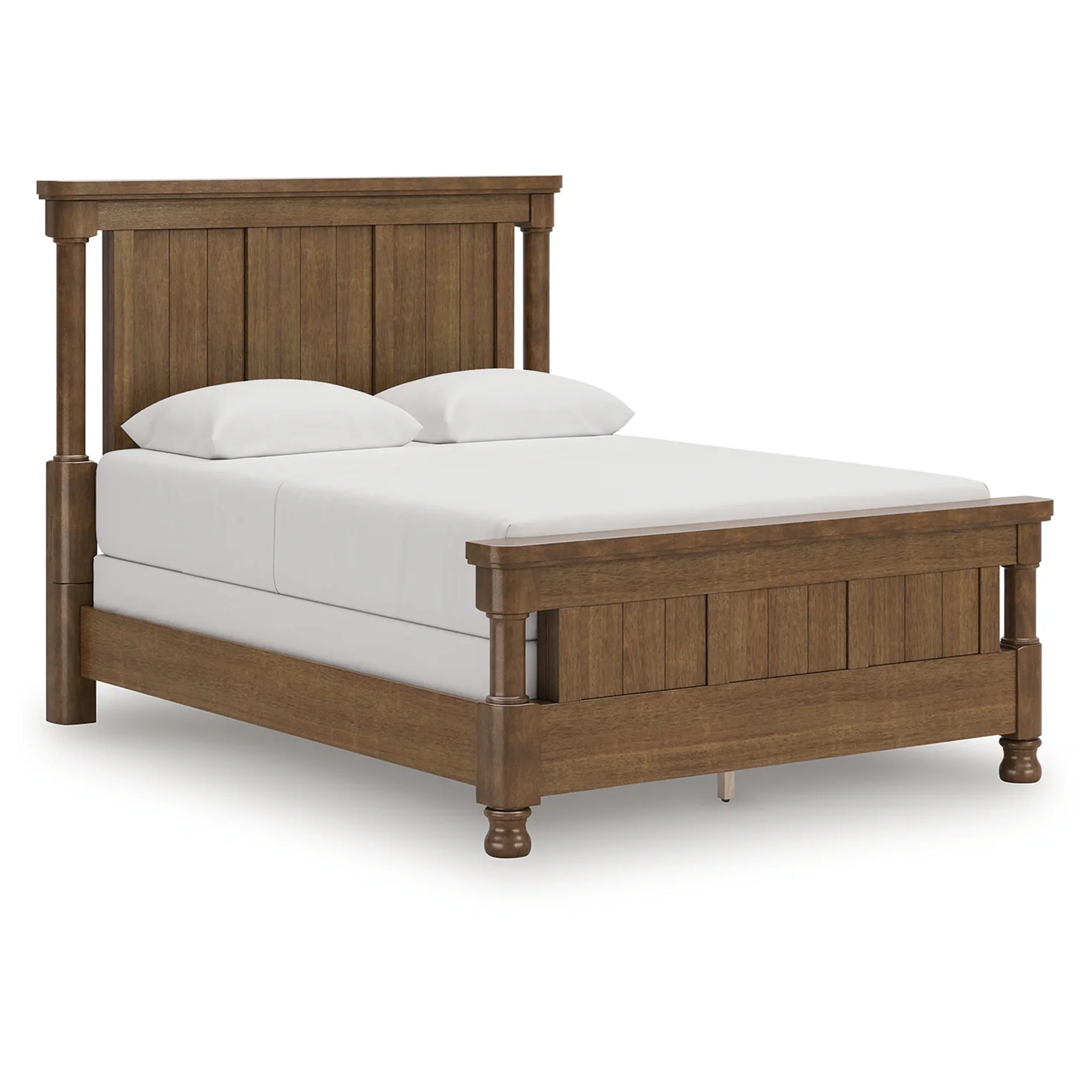 Rowlenstown - Queen Poster Bed - Brown