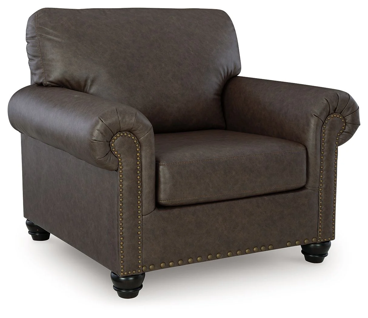 Roxmere - Umber - 2 Pc. - Chair, Ottoman - Image 3