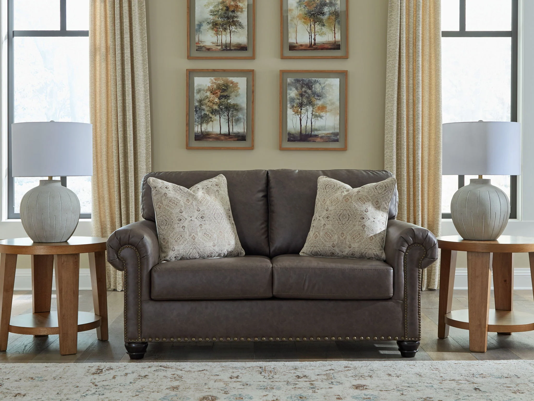 Roxmere - Umber - Loveseat - Image 2