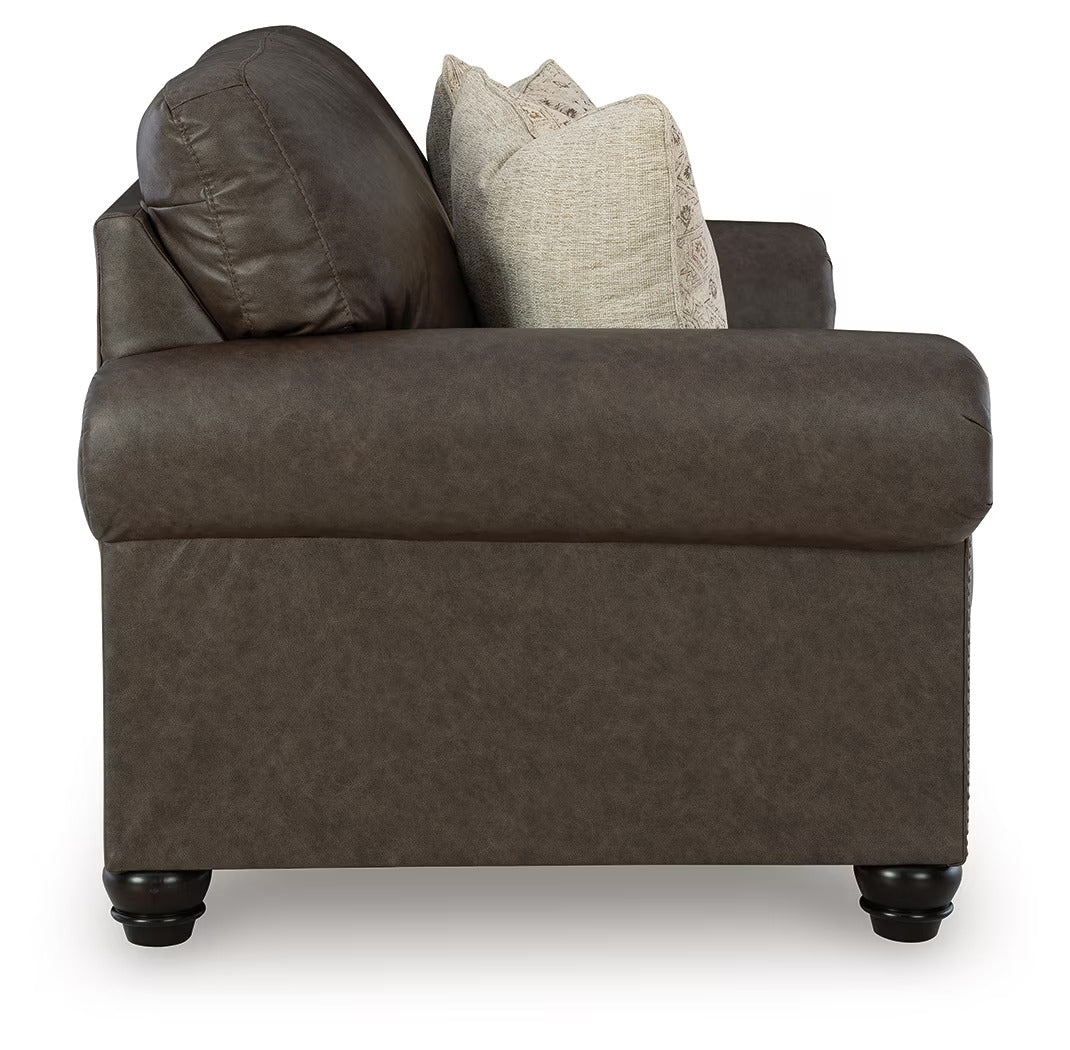 Roxmere - Umber - Loveseat - Image 3