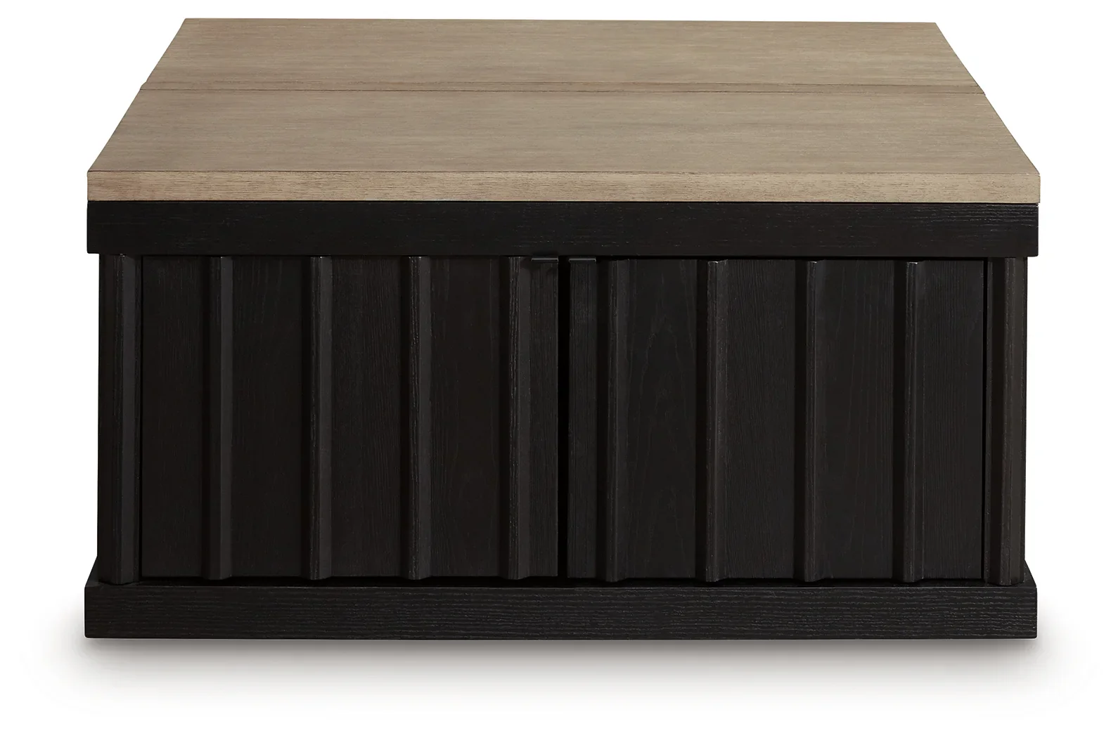 Rylandyn - Lift Top Cocktail Table - Black / Light Brown - Image 4