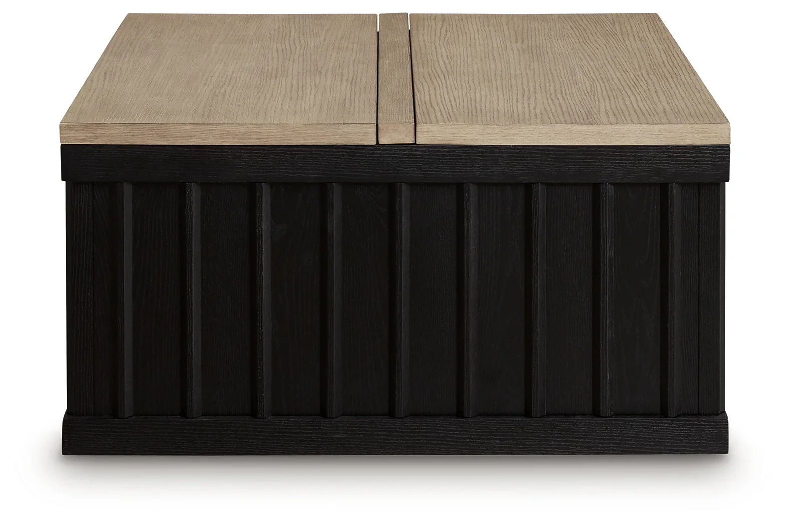 Rylandyn - Lift Top Cocktail Table - Black / Light Brown - Image 5