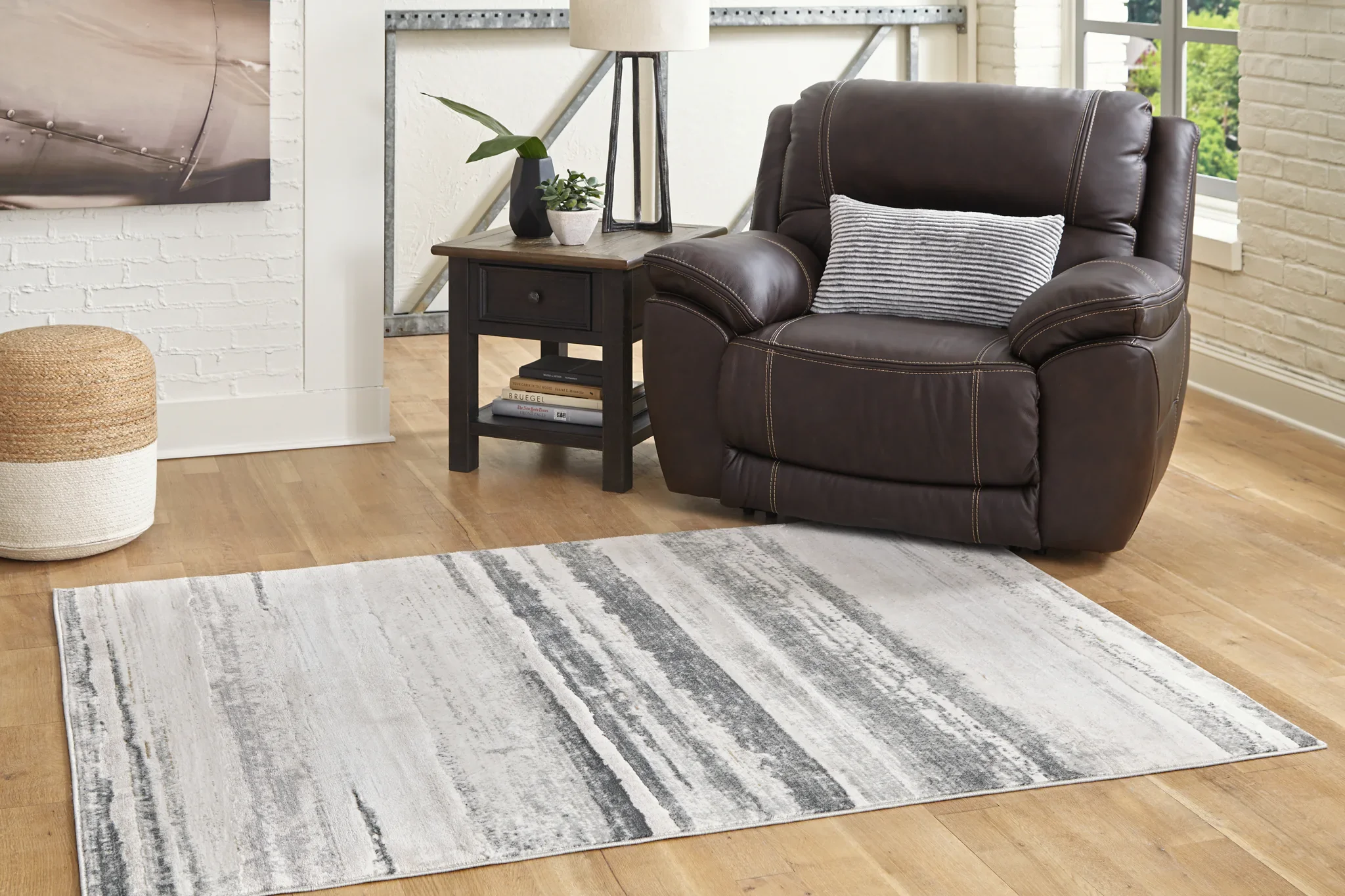 Sableridge - 5' x 7' Rug - Ivory / Taupe / Camel - Image 2