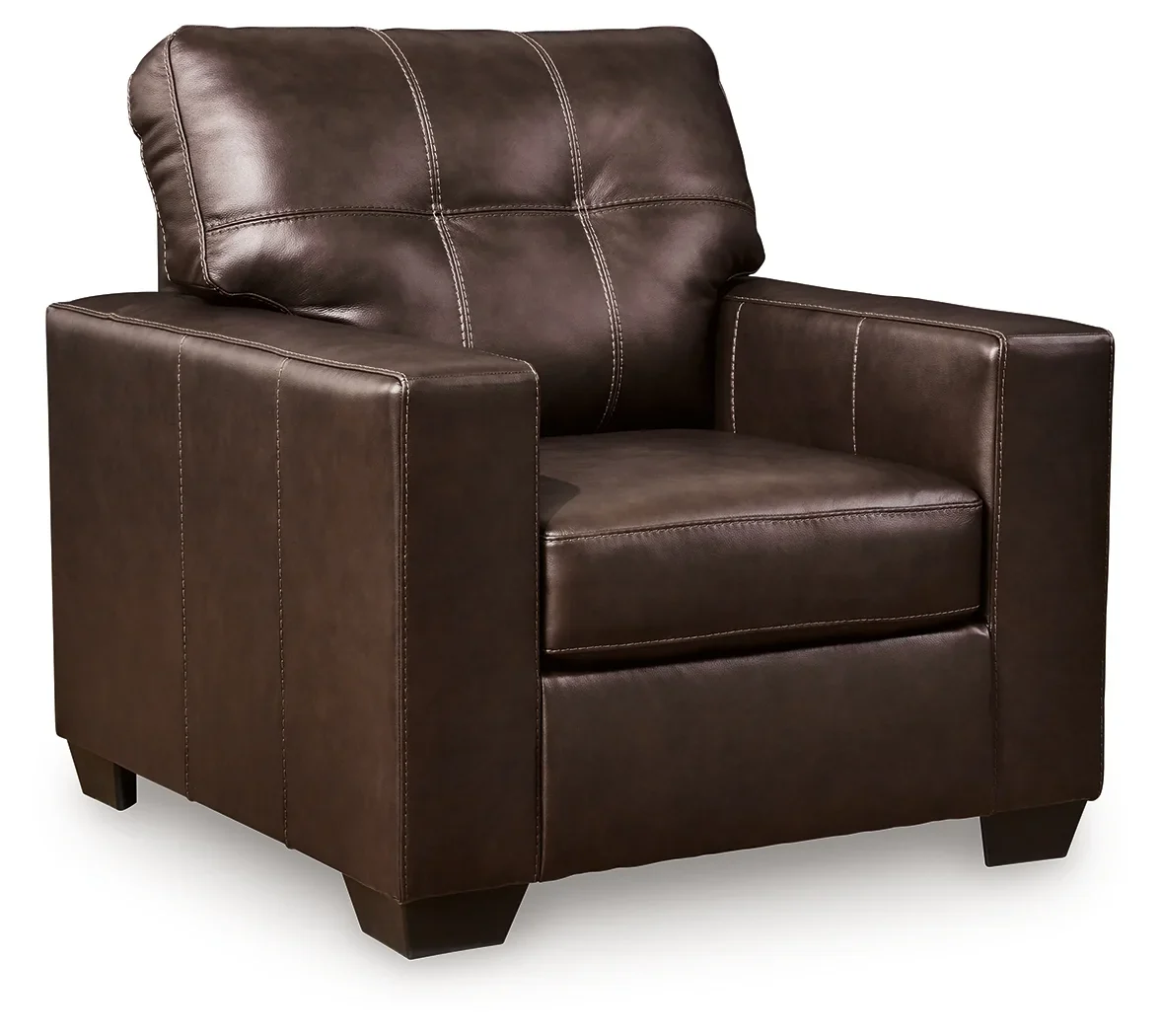 Santorine - Dark Brown - 2 Pc. - Chair, Ottoman - Image 2