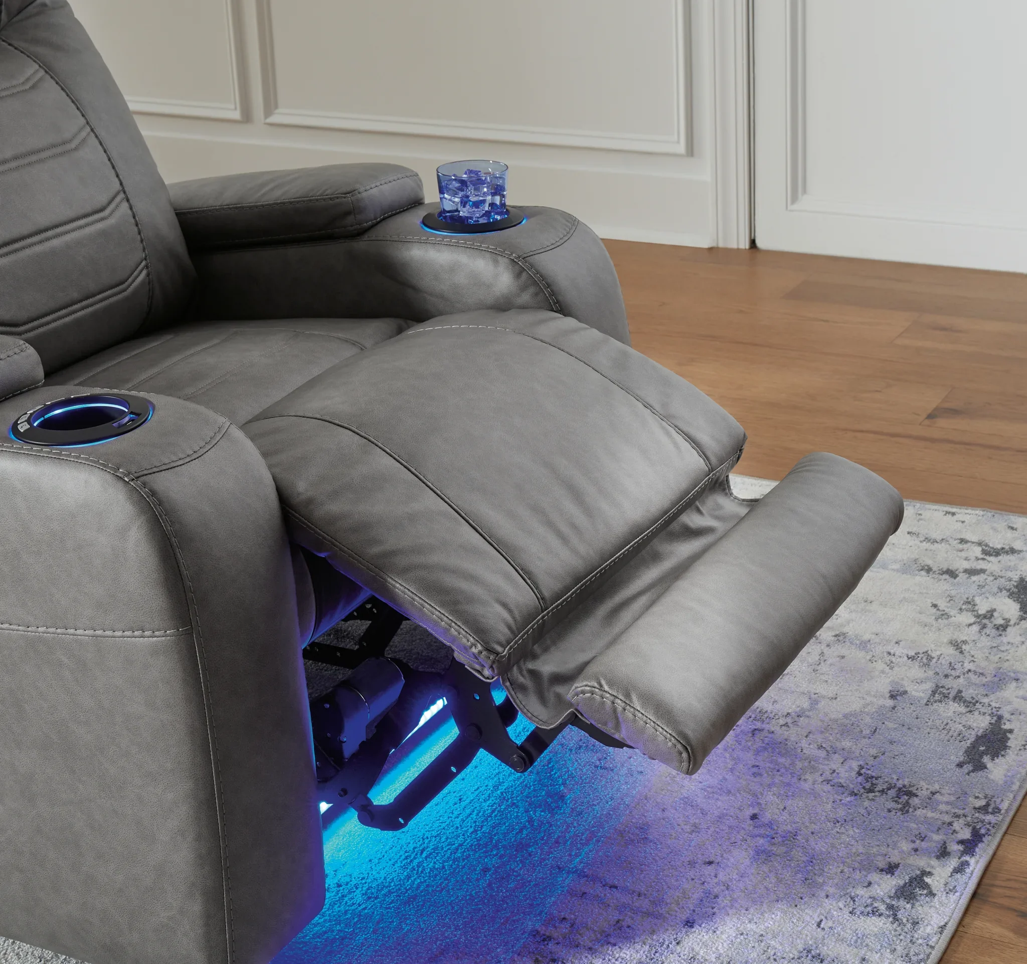 Schooner Rocks - Slate - Power Recliner / Adj Headrest - Image 11