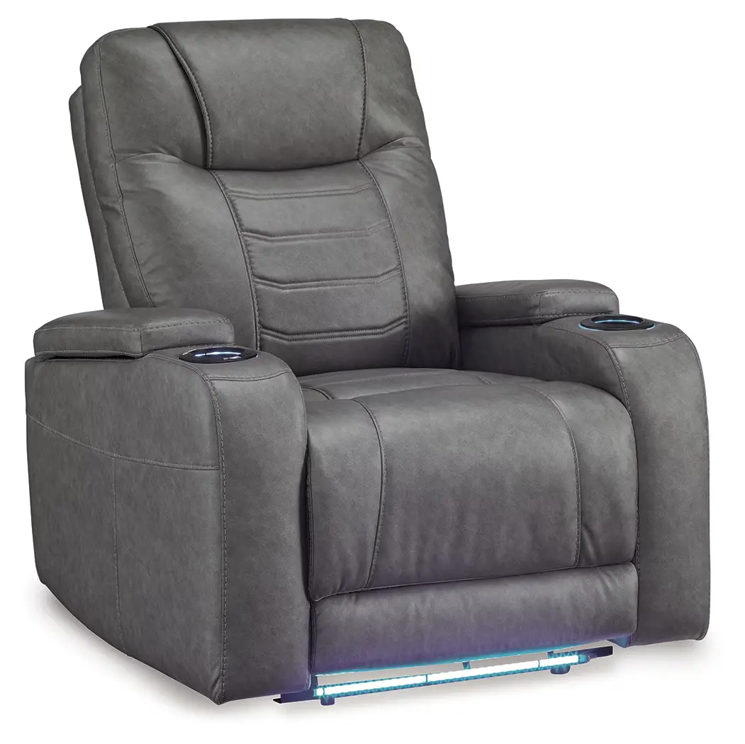 Schooner Rocks - Slate - Power Recliner / Adj Headrest - Image 3